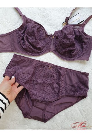 Легкий бюстгальтер Lanny Mode 11145 сливовый